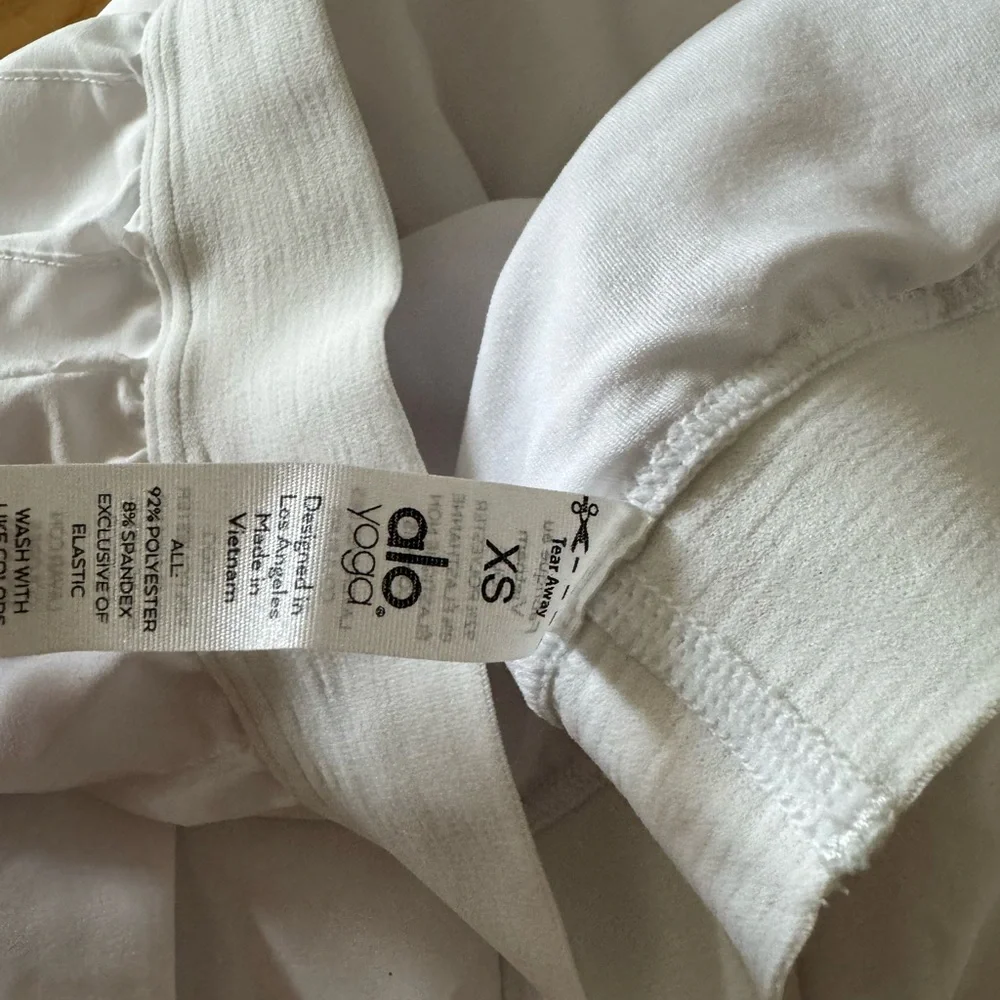Alo yoga tennis skirt xs white
